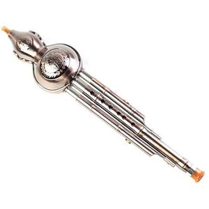 Hars-verguld, Verkoperd Driekleurig Hulusi-muziekinstrument In C/B Vlak, Professioneel Uitvoeringstype Hulusi Professionele Hulusi (Color : B-flat)