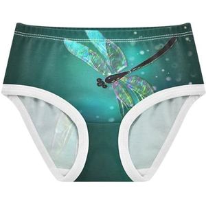 YOUJUNER Meisjesondergoed Fantasy Dragonfly Design Peuter Onderbroek Katoenen Broek Kleine Meisjes Slips Comfort Kids Onderbroek, Meerkleurig, 6 jaar