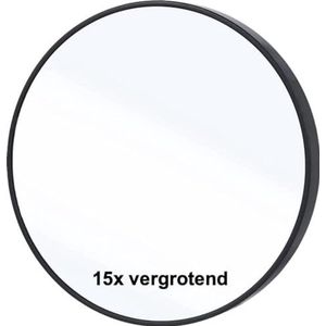 CHPN - Vergrootspiegel - Vergrotende Spiegel - 15x - Met Zuignappen - Doorsnede 8 cm