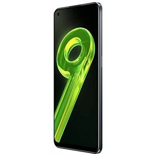 realme 9 4G 6+128 smartphones, 108 MP ProLight-camera, 90 Hz Super AMOLED-scherm, Snapdragon 680-processor, enorme 5000 mAh-batterij, slank profiel van 7,99 mm, rimpelholografisch ontwerp, meteoorzwart