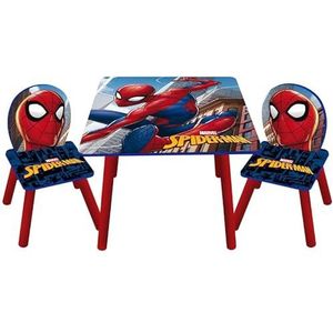 Spider-Man Houten Tafel & 2 Stoelen Set, door Nixy Children, Spiderman, One Size
