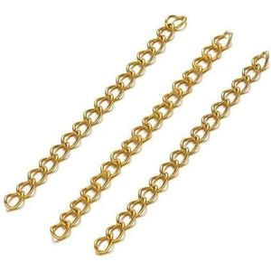 RVS kreeft sluitingen connector verlengkettingen link ringetjes connector voor armband ketting DIY sieraden maken-goud D 03
