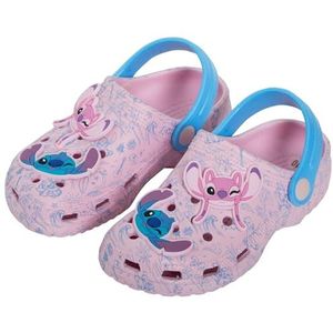Disney Stitch en Angel-klompen voor meisjes met bedels Kindersandalen Zomerslippers met strandschoenen met enkelbandje
