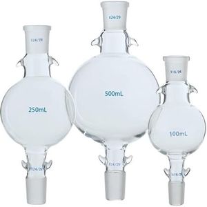 1 stuk 50 ml tot 2000 ml laboratoriumglaschromatografie-oplosmiddelreservoirkussenbal met standaardverbindingschromatografiekolomopslagbal (2000 ml 24x24)(100ml 24x24)