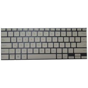Laptoptoetsenbord voor ASUS voor Zenbook 14 voor Flip voor OLED UP3404 UP3404V UP3404VA Blauw met achtergrondverlichting België BE/Frans FR/Portugees PO/UK(Gold UK)