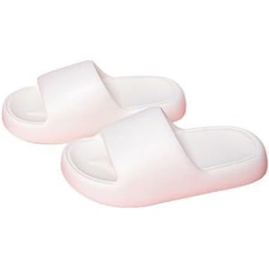 Non-slip Bathroom Slippers,Soft Slippers,Indoor And Outdoor Platform Pool Slippers Shower Slippers (Color : Yellow, Size : 36-37)