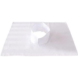 Massagetafel afdeklaken met gezichtsgat voor schoonheidssalon spa massagetafels wit