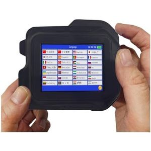 DC98 Mini draagbare 12,7 mm handheld thermische inkjetprinter Niet-gecodeerde QR-barcodeteller Logo-datumlabelcoderingsmachine(With 1 ink)