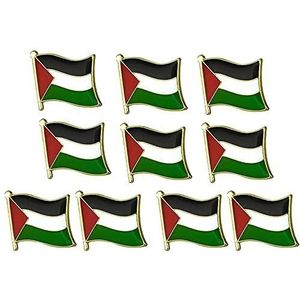 Palestina Vlag Pin Badge, Palestijnse Palestijnse Vlag Pin Badge Revers, Palestina National Enamel Badge Armband, Kunststof