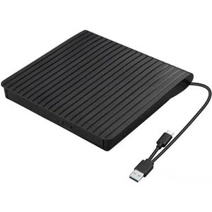 Geborstelde Hoogglans USB 3.0 Dvd-brander Type-c Cd-speler Met Dubbele Interface Heldere Beeldkwaliteit Stabiele Audio