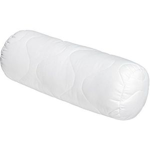 sleepling Comfort 190019 bolster kussen met ritssluiting 100% microvezel 15 x 40 cm, wit
