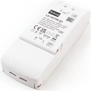 illuburg LED transformator dimbaar Triac 700mA constante stroom 7W - 12W LED voeding driver transformator driver