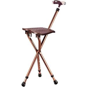 Wandelstok - Opvouwbaar - Zwart - 31,5 x 80-90 cm