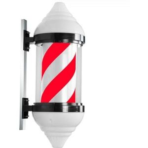 Barber Pole Light, buitenlicht, 24'' Barber Pole Open Sign Roterende LED-strips Outdoor Beauty Kapsalon Spinning Light Roman Wall Palace Lamp for Bar Bespaar energie (Kleur: C) (Color : A)