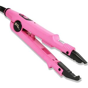 HAUSPROFI Professionele warmtetang haarextensions Iron voor haarverlenging (roze)