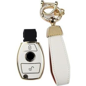 Sleutelbehuizing houder Sleutel Tas Houder Shell Sleutelhanger Autosleutel Case Cover Accessoires Voor A B C S Klasse AMG GLA CLA GLC W176 W221 W204 W205 Sleutelbehuizing(5)