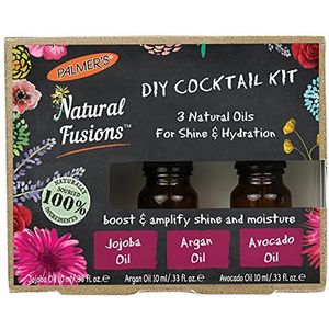 Palmers Natural Fusions Shine and Hydration DIY Cocktail Kit for Unisex 3 x 0.33 oz