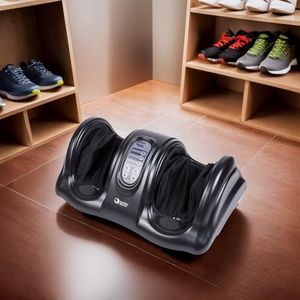 GLOBAL RELAX® | VITALZEN BASIC Elektrische voetmassager | 3D Biometrische Massage door Kneden en Reflexologie| Voor Verlichting van Pijn, Spanning en Circulatie van Vermoeide Voeten