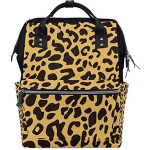 Mummy Tas Luier Tassen Grotere Capaciteit Baby Luipaard Tas Mode Luipaard Print Muti-Functie Reizen Rugzak