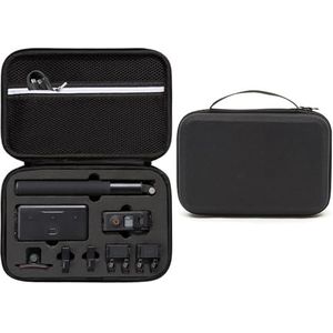 PALUMMA Draagbare verlengde draagtas voor DJI Osmo Action 5 Pro EVA opbergtas voor DJI Osmo Action 5 Pro Sport Camera Accessoires (zwart)