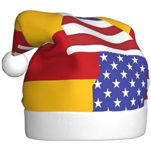 MYGANN Amerikaanse Spanje Vlag Unisex Kerst Hoed Voor Thema Party Kerst Nieuwjaar Decoratie Kostuum Accessoire