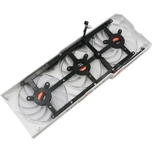 Koelventilator koellichaam vervangen RTX2060 voor kleur voor GeForce RTX 2060 iGame Ultra OC witte grafische kaart 3x ventilator(Plastic case Fan)