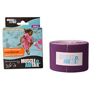 Spiersteun Tape Unisex's Aid Muscle Kinesiology Tape-Paars, 5 cm x 5 m