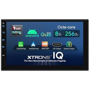 XTRONS TIQ722P Autoradio, GPS CAR Tablet 2 DIN Android 12 WI-FI 8GB Carplay Auto