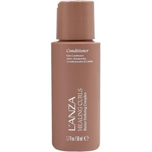 L’ANZA Healing Curls Butter Conditioner - Haarproduct voor Krullen, Hydrateert en Ontwart voor Fluweelzachte Krullen met Anti-Luchtvochtigheid Formule, Sulfaat- en Parabeenvrij (50ml)