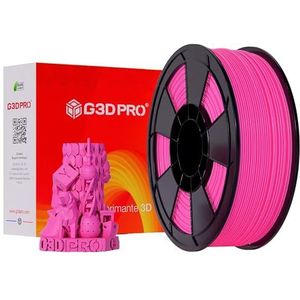 G3D PRO filament PLA voor 3D-printers, 1,75 mm, fuchsia, spoel, 1 kg