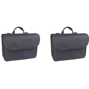 2 Set van Rolstoel Side Pouch Opbergtas Armsteun Pocket Organizer Houders Zwart