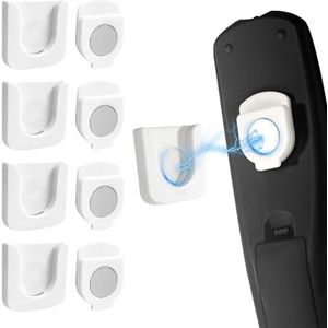 YOYEAH 4 Stuks Magnetische Mount Afstandsbediening Muurbevestiging Afstandsbediening met Sterke Magnetische Mount Afstandsbediening Houder voor Thuiskantoor