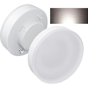 GX53 LED Lamp, 10W, 1000 Lumen, AC/DC 190-260V, Vervangt GX53 Halogeen of CFL 100W Ronde Lampen, Niet Dimbaar, 2st (Color : Cool white 6000K)