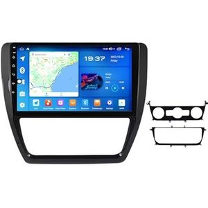 Android 11 Dubbel Din Stereo Auto Multimedia Radio Voor Vw Sagitar 2012-2016 9 Inch Dubbel Din Auto Stereo Head unit Ondersteuning 4G WIFI Bluetooth Stuurbediening Carplay(A600S 4G+WIFI 8-Core 6G 128G