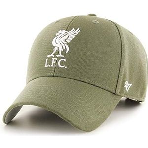 47 Brand EPL FC Liverpool Cap EPL-MVP04WBV-SW, herenpet met een vizier, groen, eenheidsmaat EU, Groen