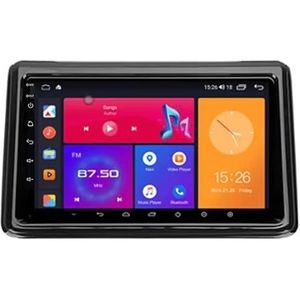 Android 13 Autoradio 9 inch Touch scherm dubbele Din auto stereo voor Toyota Noah Voxy R80 2014-2021 met Bluetooth/FM radio/wifi/USB/stuurwielbediening/GPS(8 Core 8+128G)