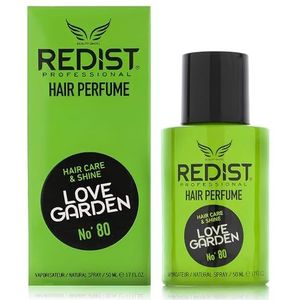 Redist Hair Parfum Love Garden No.80 Haarparfum voor vrouwen, met langdurige geur, neutraliseert onaangename geurtjes, 50 ml spray, voor haarverzorging en glans elke dag, leave-in-spray
