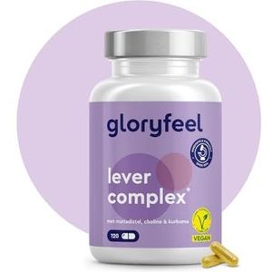 Lever Detox met Mariadistel, Artisjok, Kurkuma en Choline - 120 capsules voor 2 maanden voorraad - Complex verrijkt met spirulina, zink en selenium - Veganistisch