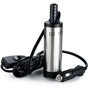 Chuckchi dompelpomp, gelijkstroom 12 V, 38 mm, overdracht van water, olie, diesel, brandstof, sigarettenaanstekerstekker