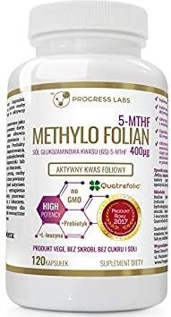 Progress Labs - 5-MTHF Methyl Folaat - Voedingssupplement - 120 Capsules