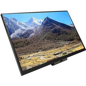 Draagbare Monitor 144HZ 18 Inch IPS-scherm Draagbare Monitor Dubbele Luidsprekers 2,5K Wandmontage voor Reizen (EU-stekker)