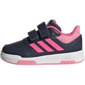 adidas Tensaur Hook and Loop Shoes Sneaker uniseks-baby, shadow navy/lucid pink/bliss pink, 23.5 EU