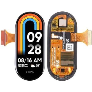 Smartwatch vervangende onderdelen Origineel LCD -scherm voor Xiaomi Mi Band 8 met digitizer volledige montage Smartwatch vervangende onderdelen