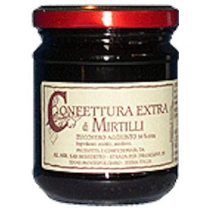 Extra jam van San Benedetto-bosbessen - Italiaans ambachtelijk product (1 potje 210 gram)