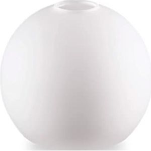 Glazen lampenkap vervangglas wit E14 gatmaat fitting ø 30mm