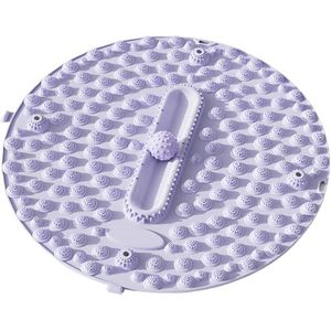 Vexorium Voetmassagepad, acupressuurdrukpuntmat voor voeten ontspanning verlicht stress, lichaamsvormende oefening met massagebal, paars