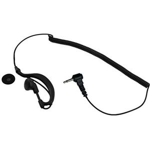 Suammiitstrieadea 2.5mm Twee Manier Radio G Vorm Oorhaak Oortelefoon Luisteren Alleen Radio Oortje Walkie Talkie Oordopjes