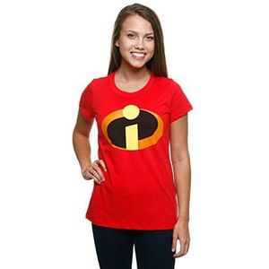 Disney Women's The Incredibles Logo Graphic T-Shirt
