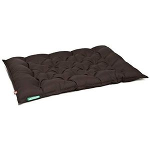 Doctor Bark Hondenkussen Urban - orthopedisch hondenbed voor grote honden - wasbaar tot 95 °C - robuuste indoor/outdoor hondenmatras - Made in Germany (XXL - 100x80 cm, bruin)