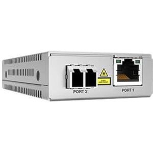 Allied Telesis - AT MMC2000LX/LC - Data Converter - Zwart - Enkelvoudige Modus